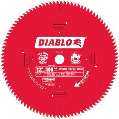Diablo 12 In. 100-Tooth Flawless Finish Circular Saw Blade