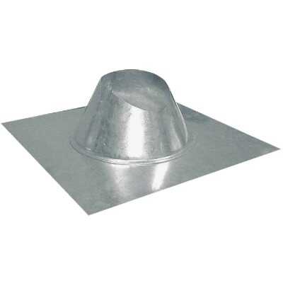 Imperial 5 In. Galvanized Rainproof Roof Pipe Flashing