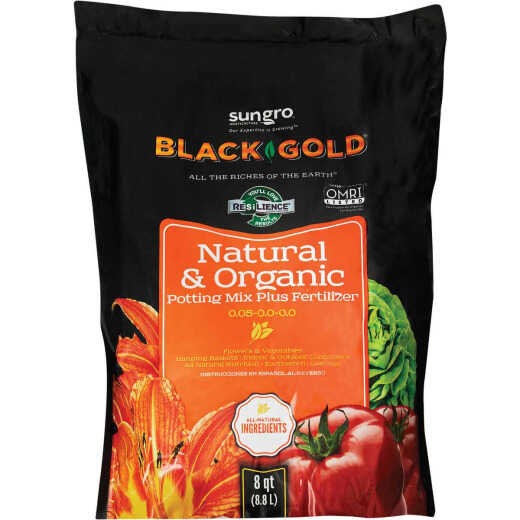 Black Gold 8 Qt. 8 Lb. All Purpose Natural & Organic Potting Soil Mix
